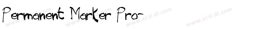 Permanent Marker Pro字体转换